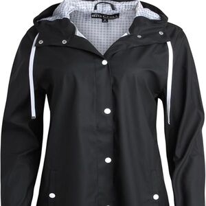 NWT Big Chill Women's Rain Coat /Black/Small